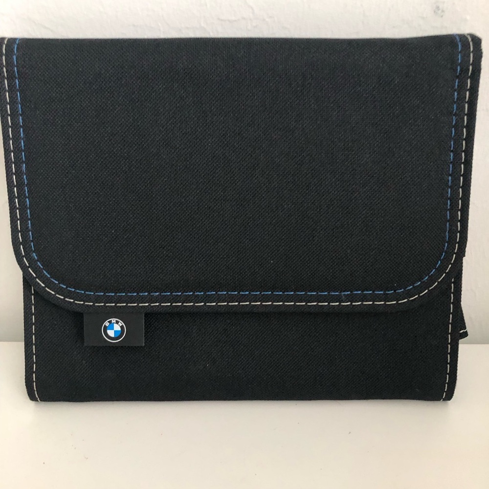 BMW Black Canvas Case for Car Manual